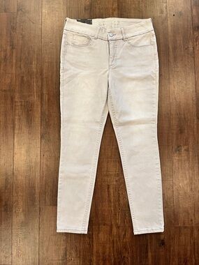 Seven7 Women's Size 14 Skinny Jeans Glacier Wash Gray Tummyless Slim Silhouette